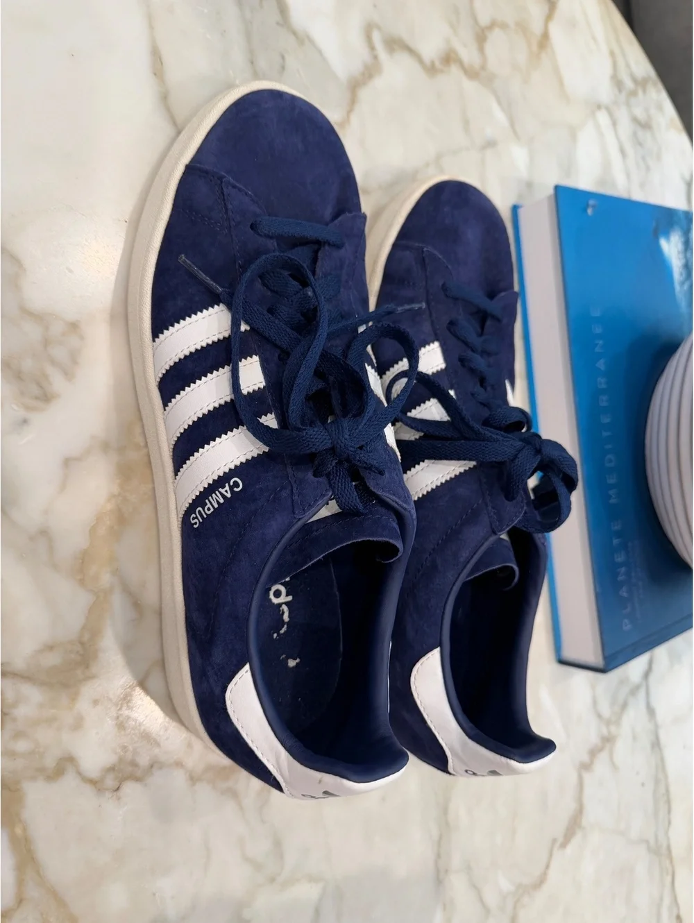 Adidas Campus Men's Sneakers Navy Blue Suede Size 9